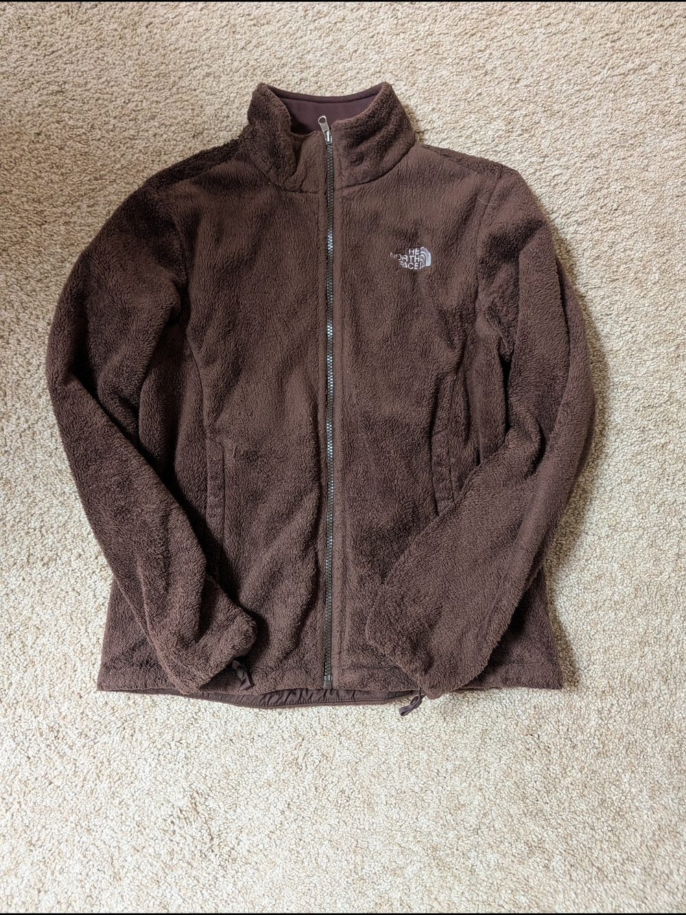 The North Face Women's Chocolate Brown Teddy Fleece Jacket